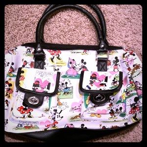 Brand new never used Mickey and Minnie purse